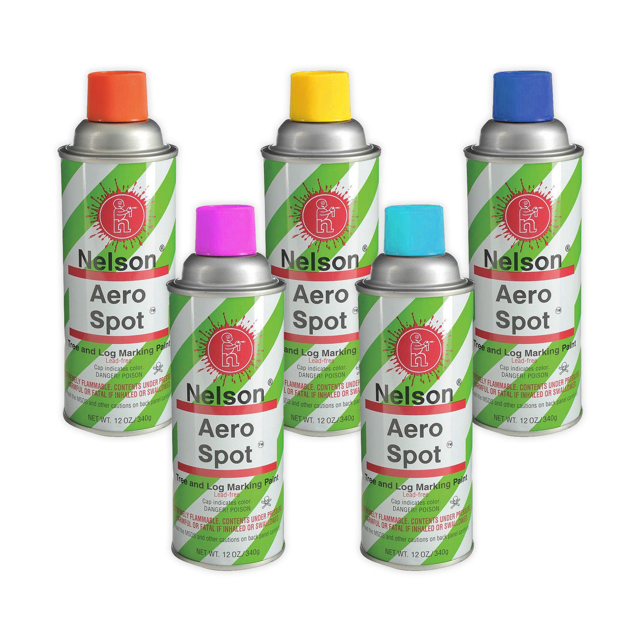 Nelson Aero Spot Fluorescent Aerosol Tree Marking Paint