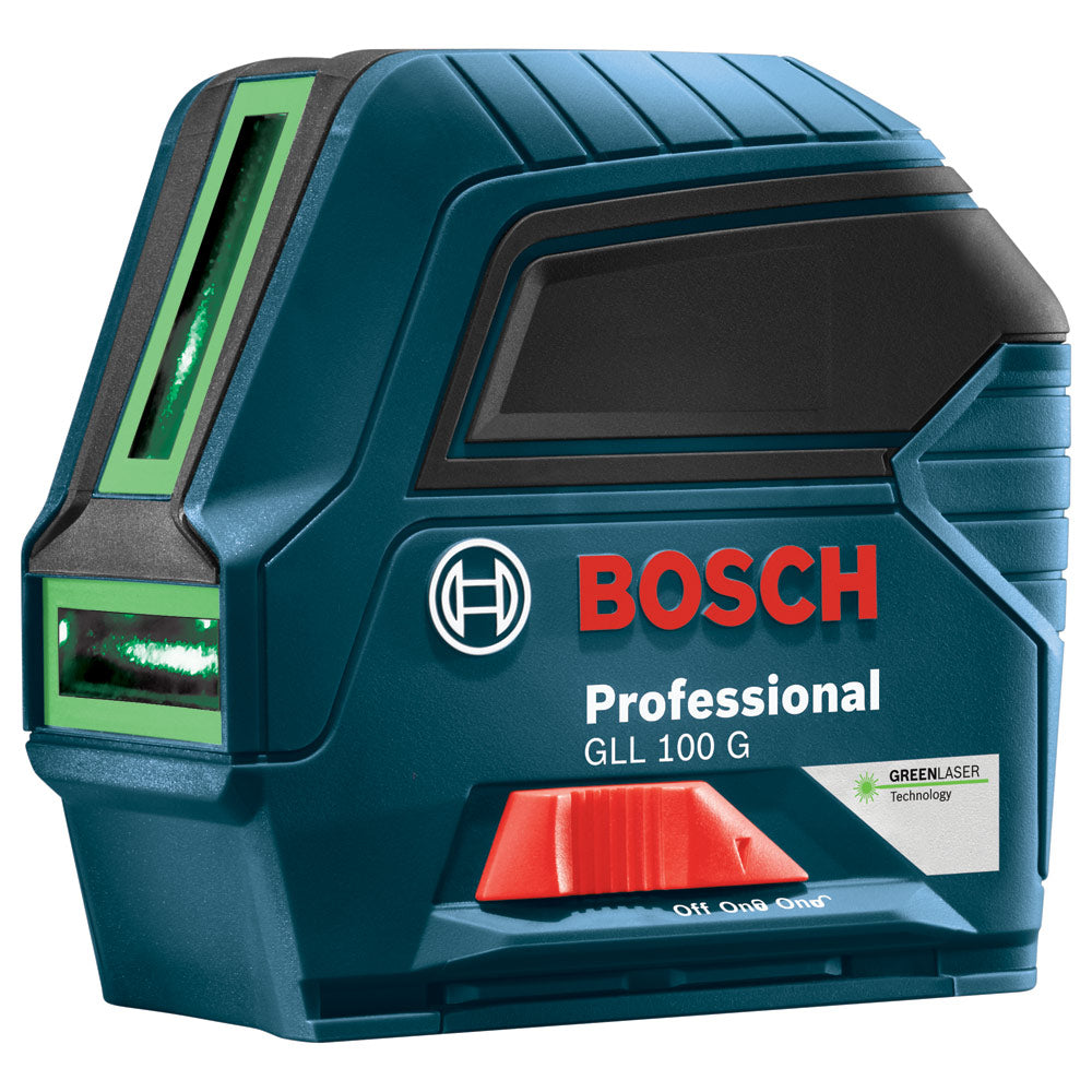 Bosch Green Beam Self Leveling Cross-Line Alignment Laser, GLL-100-G