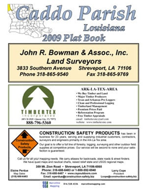 Caddo Parish Louisiana 2009 Plat Map Book