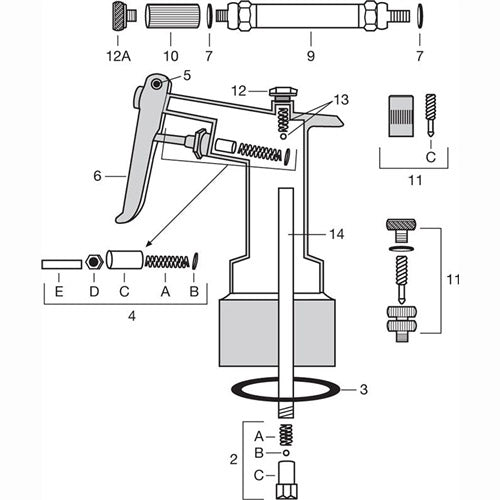 Idico 4B Cylinder Gasket for Idico Paint Guns