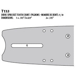 34 In. Harvester Bar for CTR Delimbers 400, 450 & 500