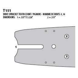 34 In. Harvester Bar for Waratah Delimbers