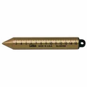 Lufkin 590GM Plumb Bob, 20 oz Plumb Bob, Solid Brass Inage, Cylindrical Shape