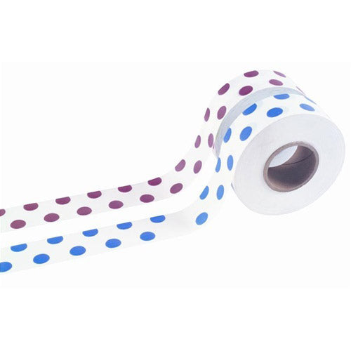 Presco - Pdwr - 1-3/16 x 300' White/Red Polka Dot PVC Flagging Tape