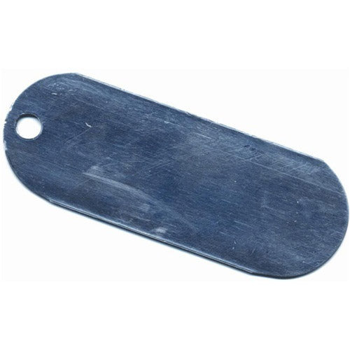 Numbered Racetrack Shaped Aluminum Tags 1000