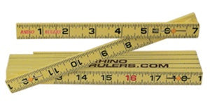 Rhino 6' English/Metric Folding Ruler