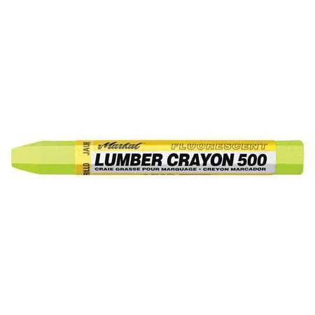 Markal Fluorescent Lumber Crayons #500 (Case of 72)