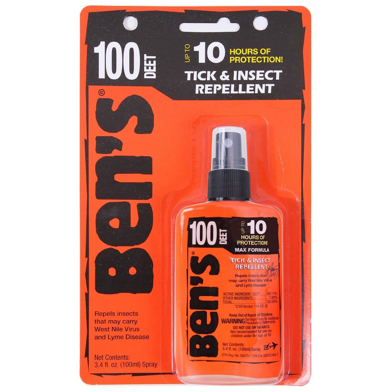 Ben's 100 Max 100% DEET Insect Repellent