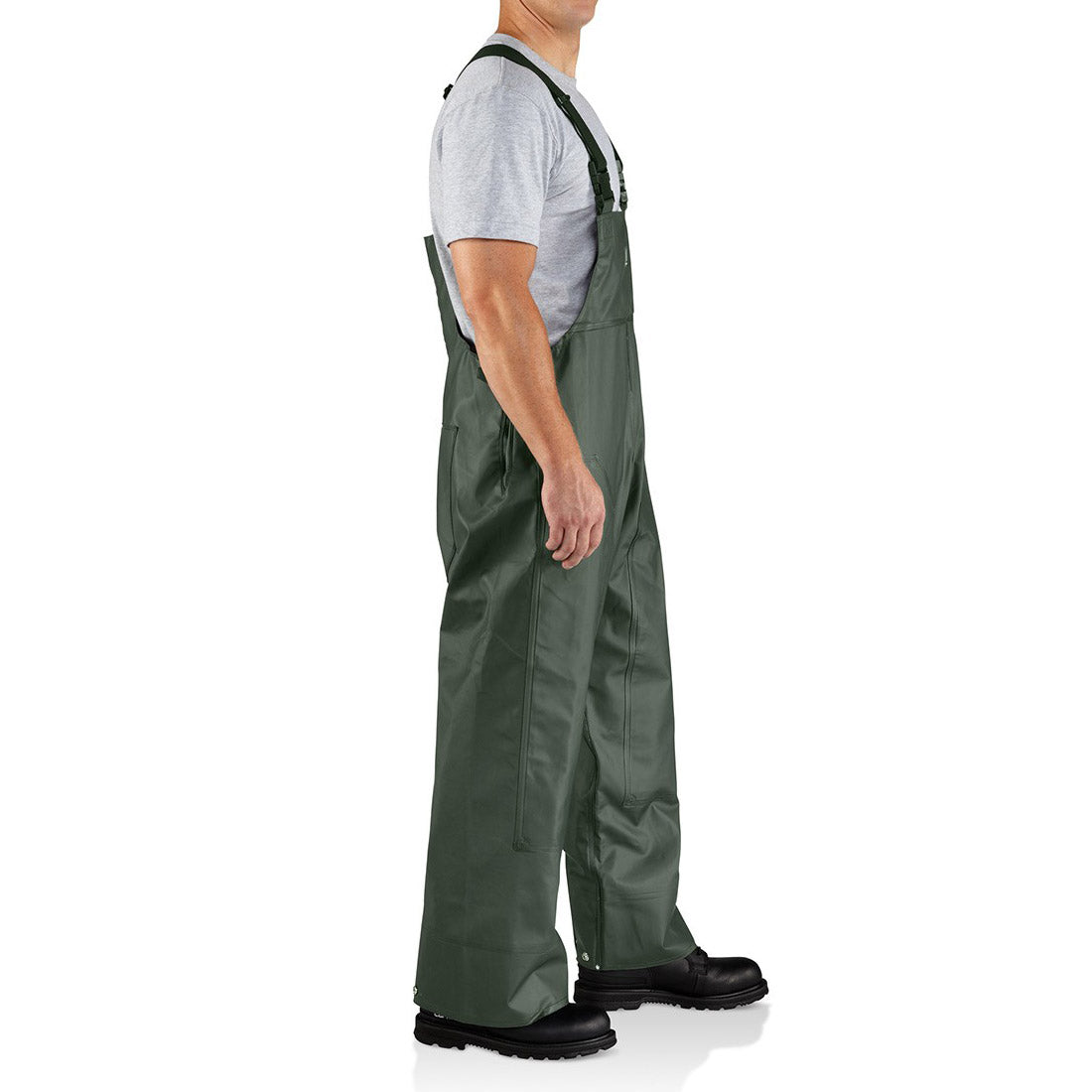 Carhartt Green Surrey PVC Bib Overalls, 100101-300 - CLOSEOUT