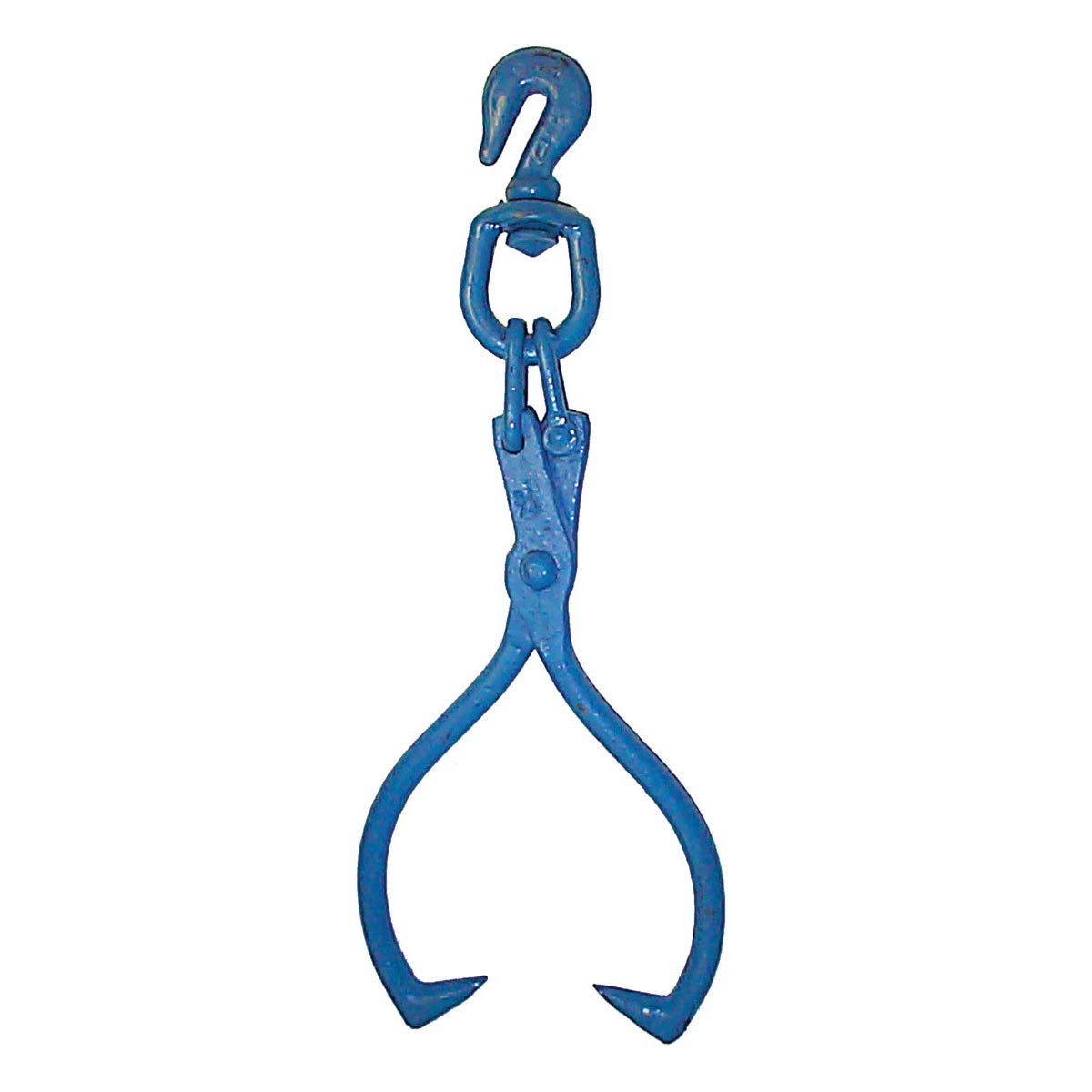 Columbus McKinnon Dixie Forged Ring Skidding Tongs: 1" Tong - Opens to 25" - with Swivel Grab Hook