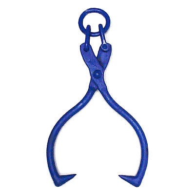 Columbus McKinnon Dixie Forged Ring Skidding Tongs: 3/4" Tong - Opens to 16" - w/ Ring