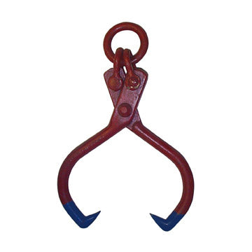 Columbus McKinnon Dixie Super "Logger" Skidding Tongs w/ Heat Treated Ring