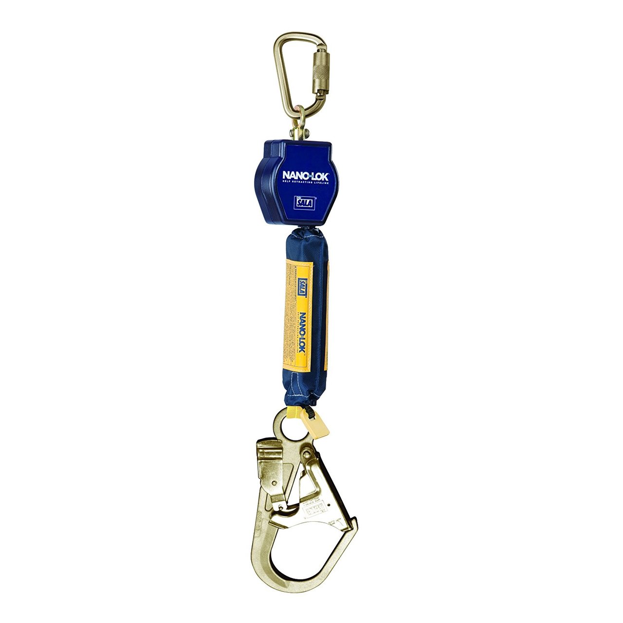 DBI-Sala Nano-Lok Self Retracting 6' Lifeline w/ Anchor Hook & Dynema Polyester Web