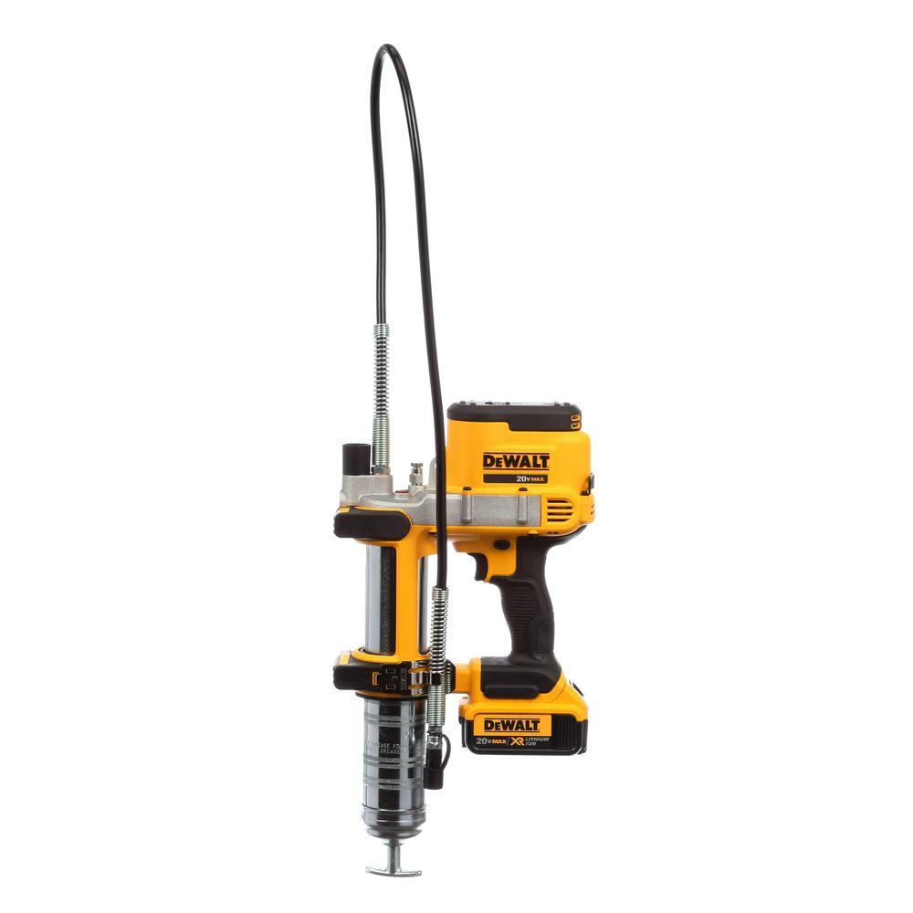 DeWalt 20-Volt Max Lithium-Ion Cordless Grease Gun, DCGG571M1