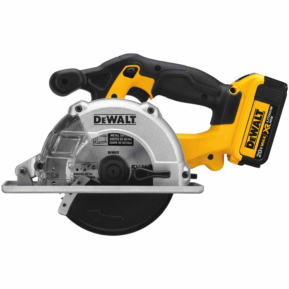 DeWalt 20-Volt Max 5-1/2" Cordless Metal Cutting Circular Saw Kit, DCS373M2