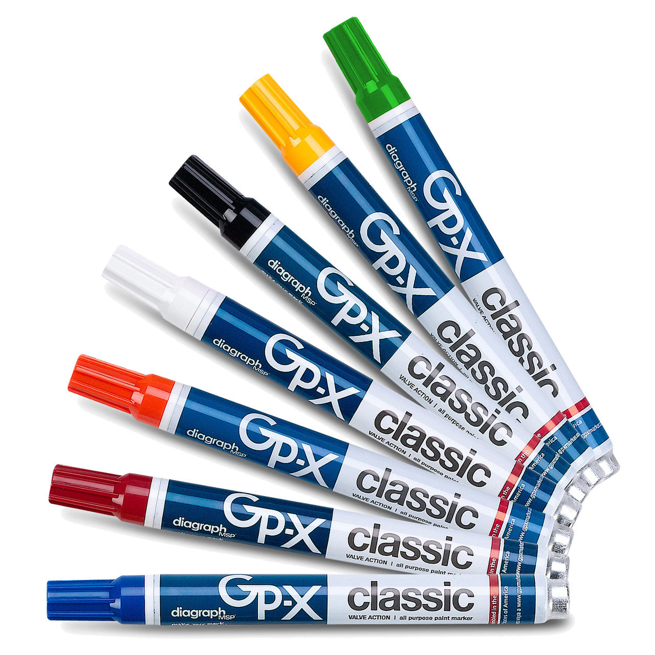 Red Paint Markers, GP-X Classic Markers, 0968-520