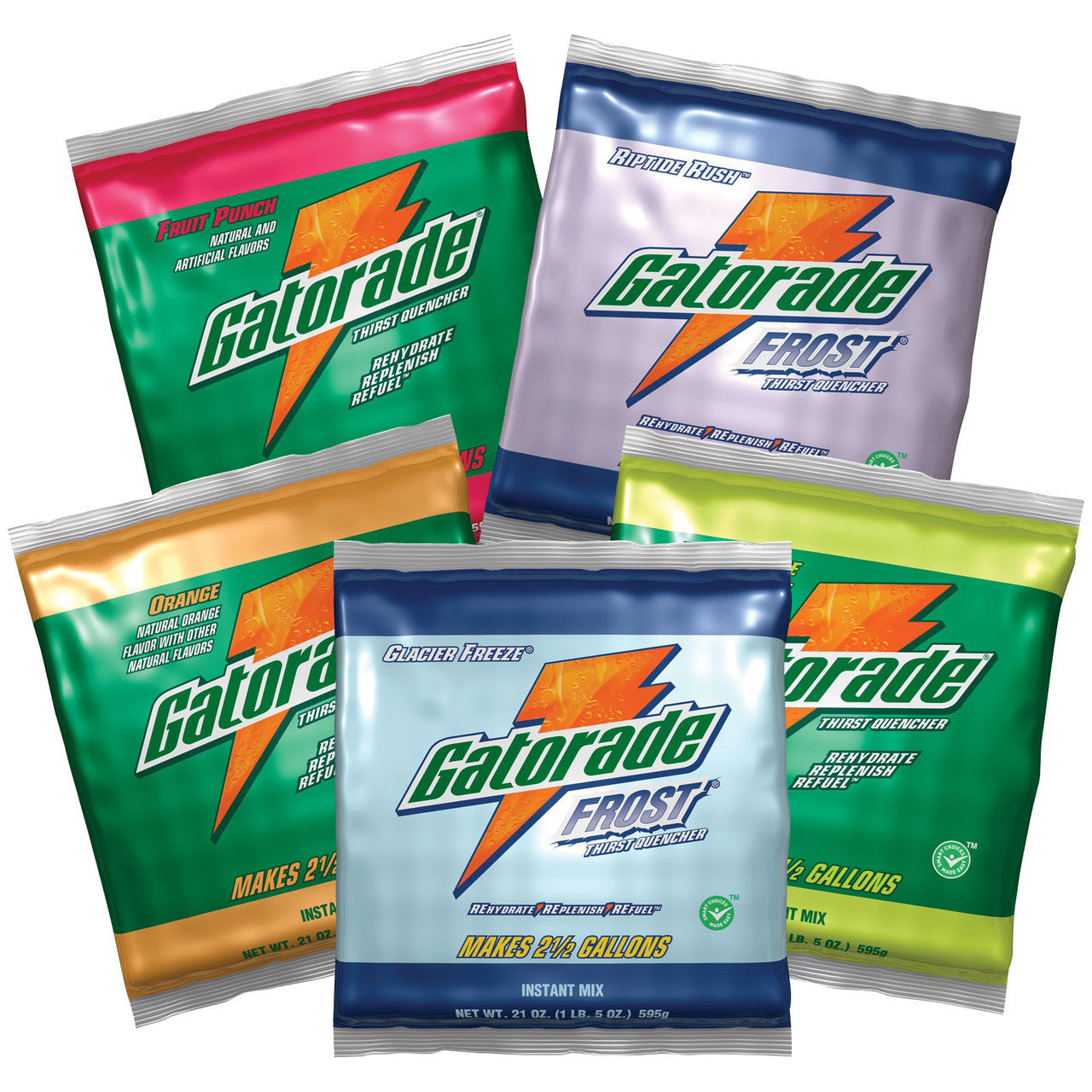 Gatorade Instant Powder 2-1/2 Gal Pack (Case of 32)