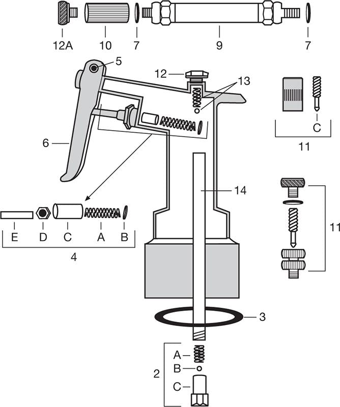 Spiral Insert 1 for Idico Tree Marking Guns