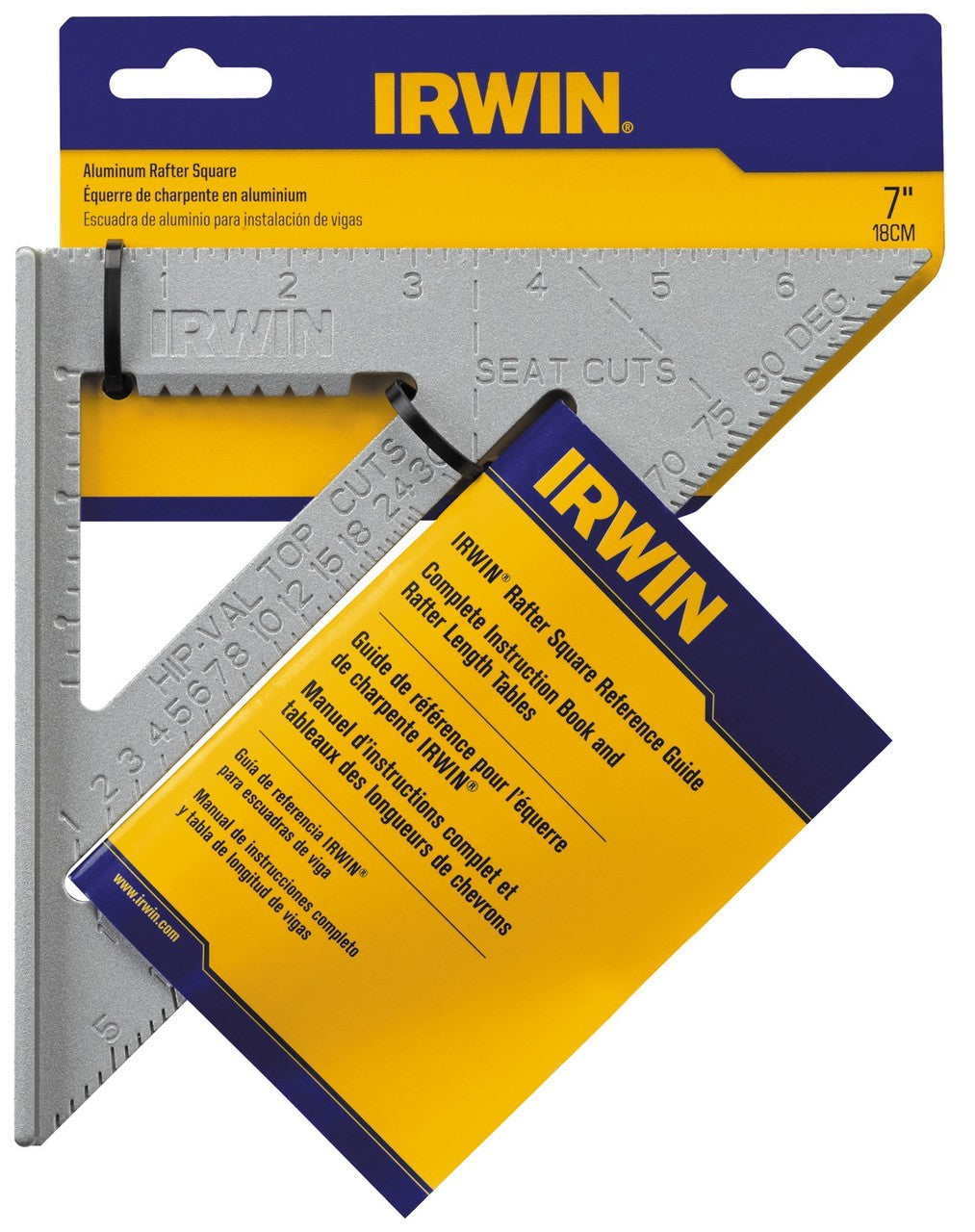 Irwin 7" Aluminum Rafter Square, 1794464