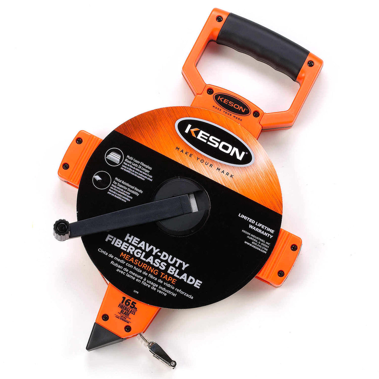 Keson English/Metric Open Reel Fiberglass Tapes