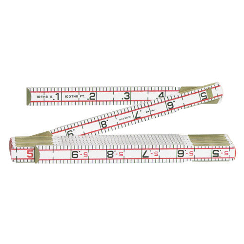 Lufkin Engineer's Scale Wood Rule Red End