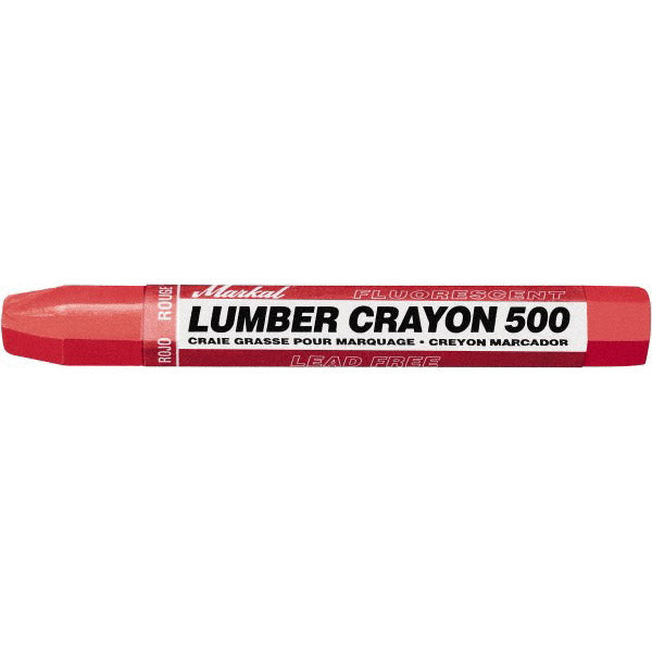 Markal Fluorescent Lumber Crayons #500 (Case of 72)