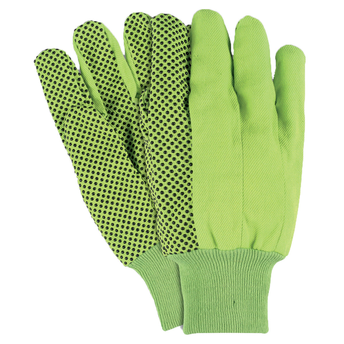 Memphis Hi Vis Cotton Dotted Gloves, 8808
