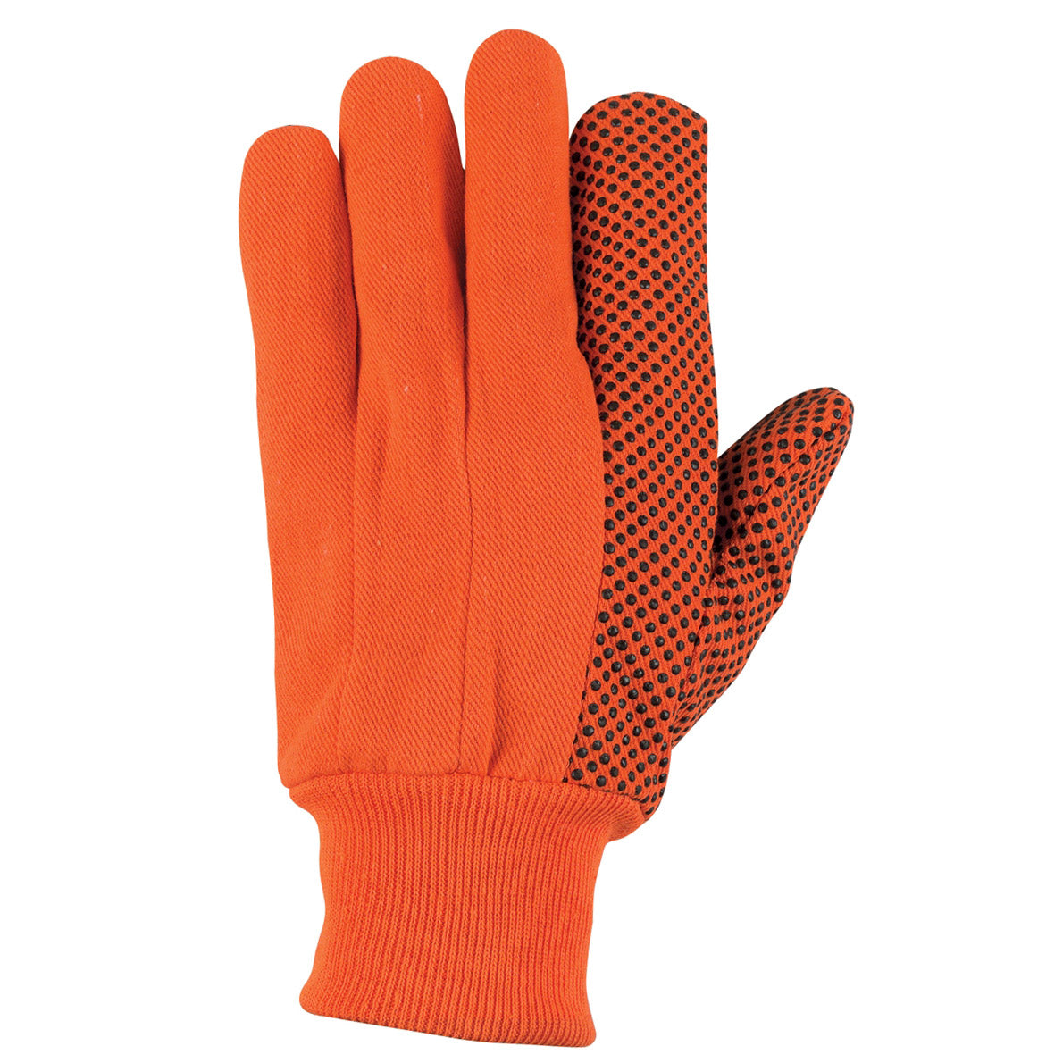 Memphis Hi Vis Cotton Dotted Gloves, 8808
