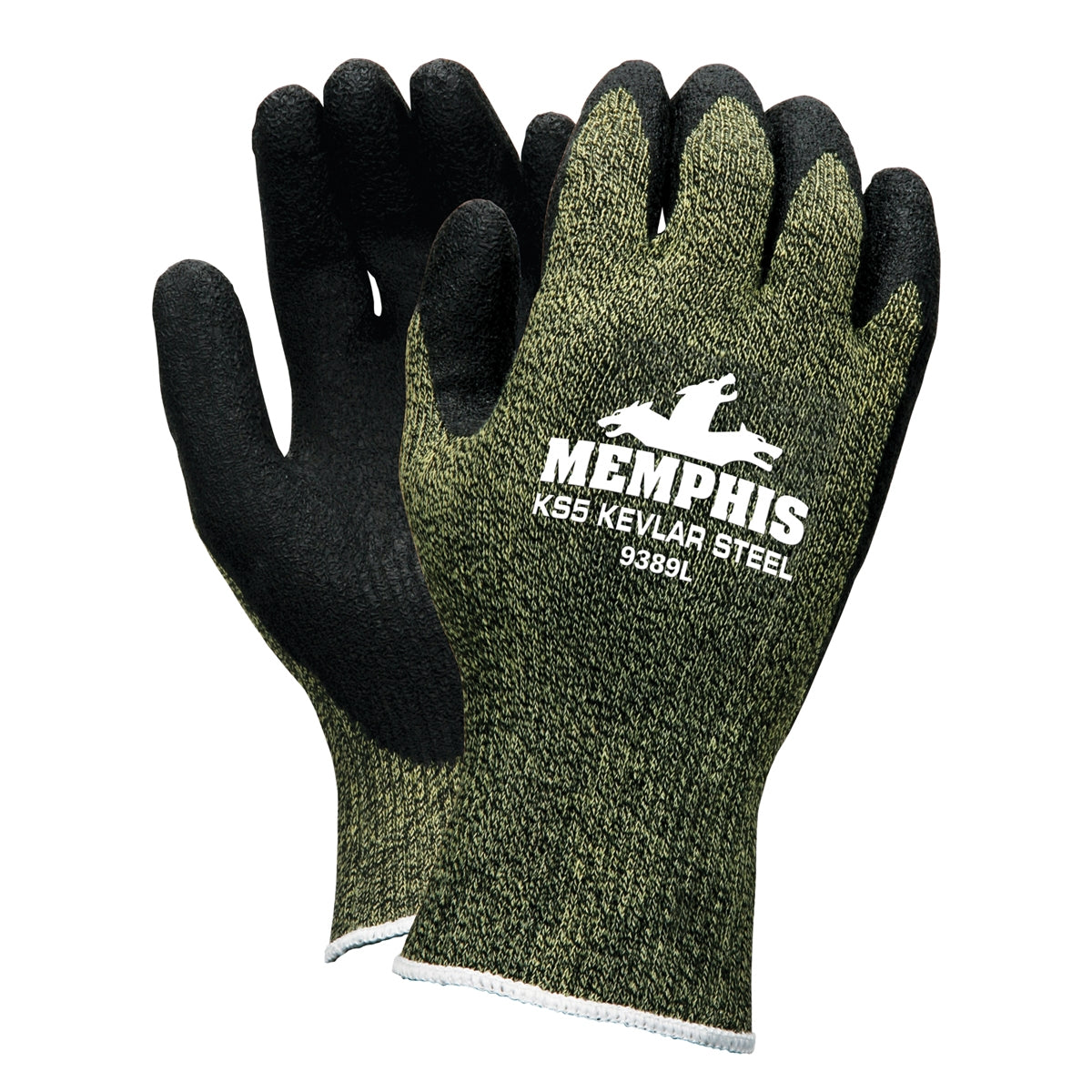 Memphis KS-5 Dupont Kevlar Steel Latex Gloves, 9389