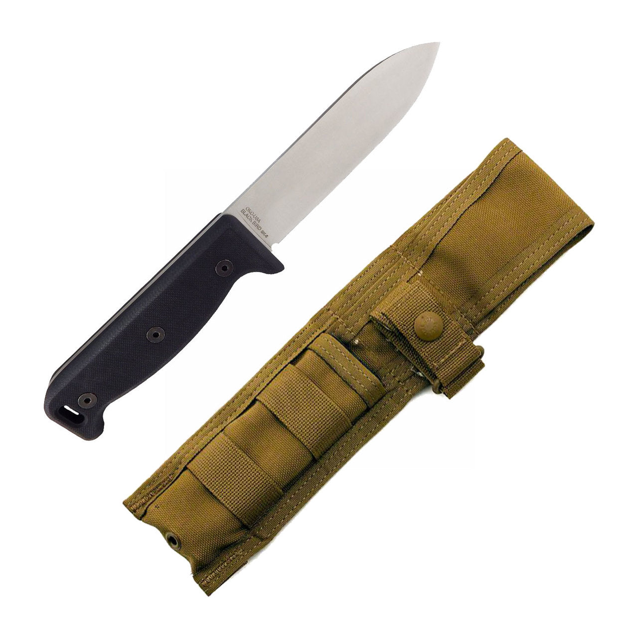 Ontario SK-5 Blackbird Knife with Sheath, 7500