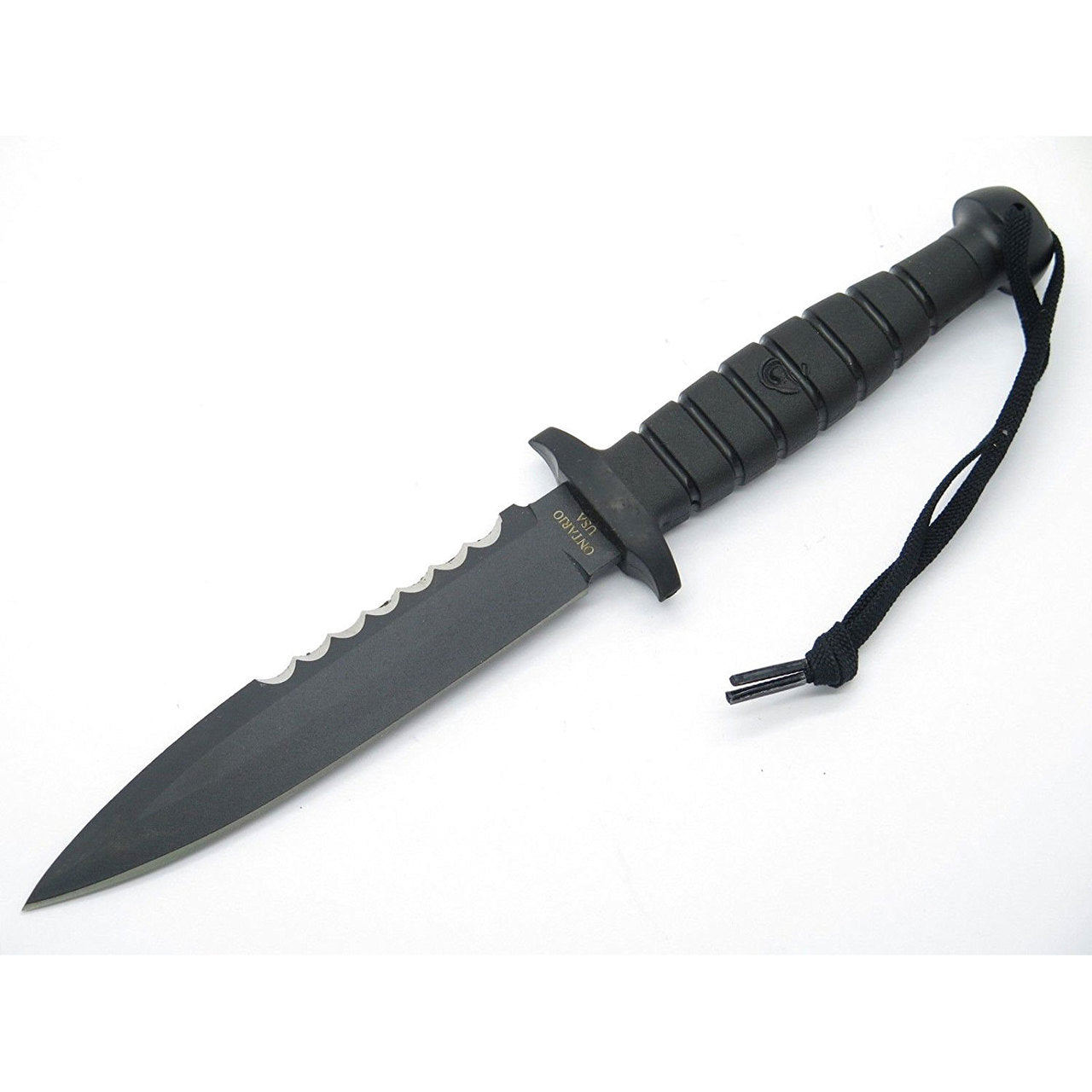 Ontario Spec Plus SP15 LSA Survival Fixed Blade Knife & Sheath, 8415