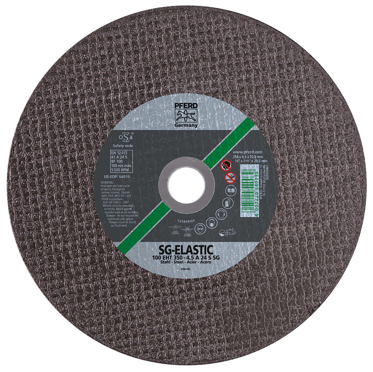 PFerd Performance SG-Elastic For Steel Saw Blades, Cut-Off Wheels