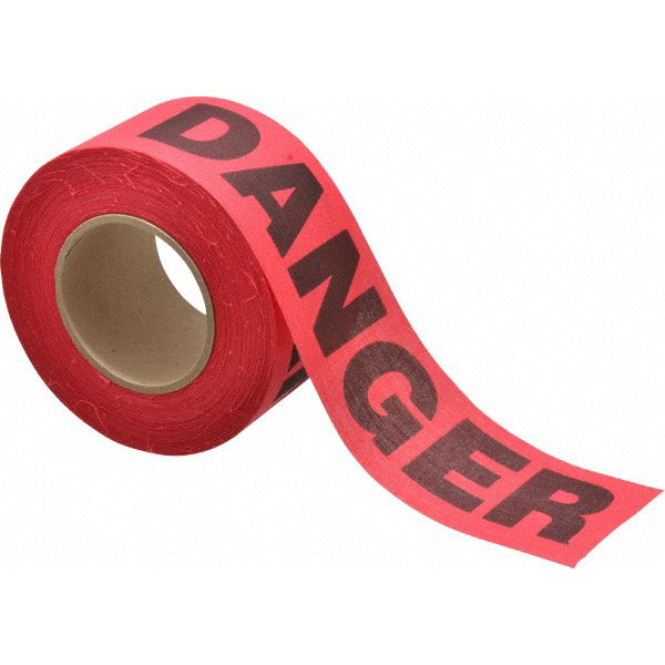 Presco Red Danger Barricade Tape, B3103R21
