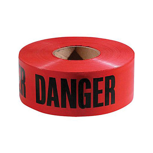 Presco Red Danger Barricade Tape, B3103R21