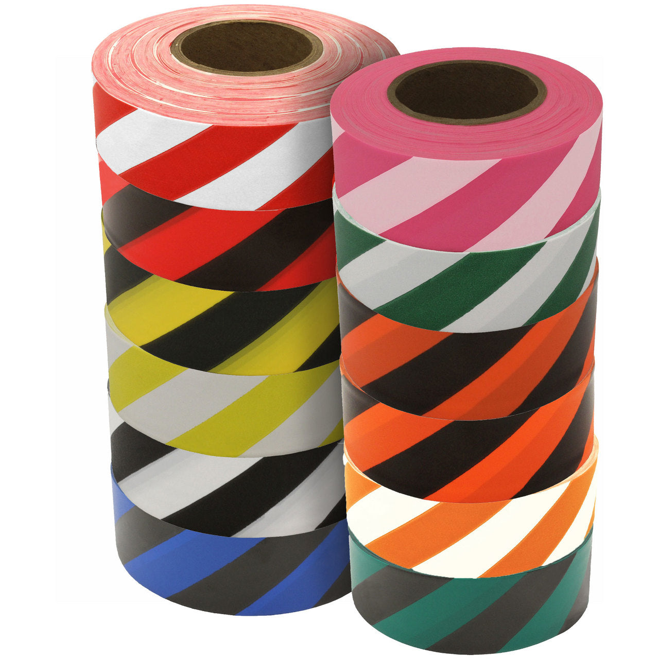 Presco Striped Roll Flagging Tape