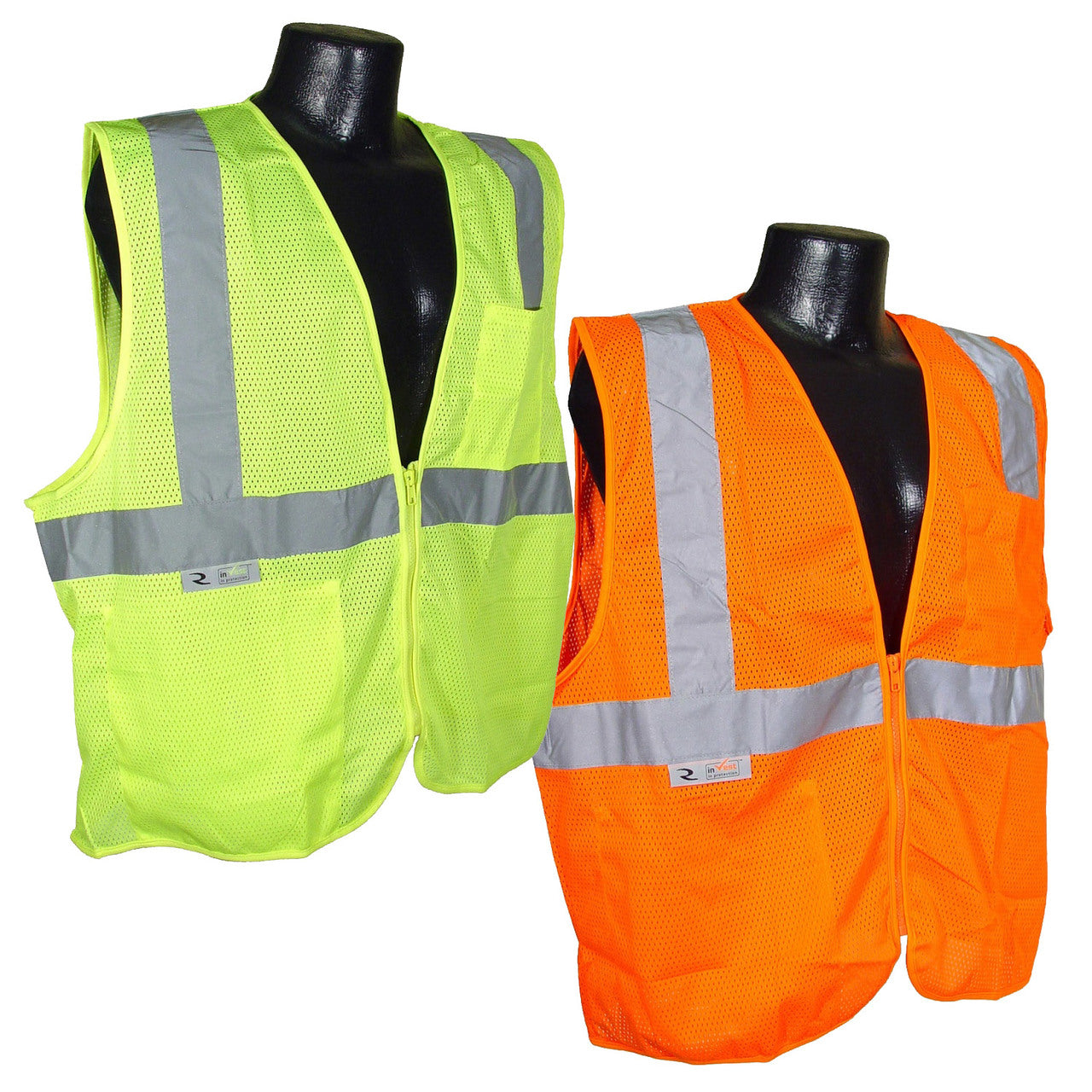 Radians Economy Class 2 Mesh Safety Vest with Zipper, SV2