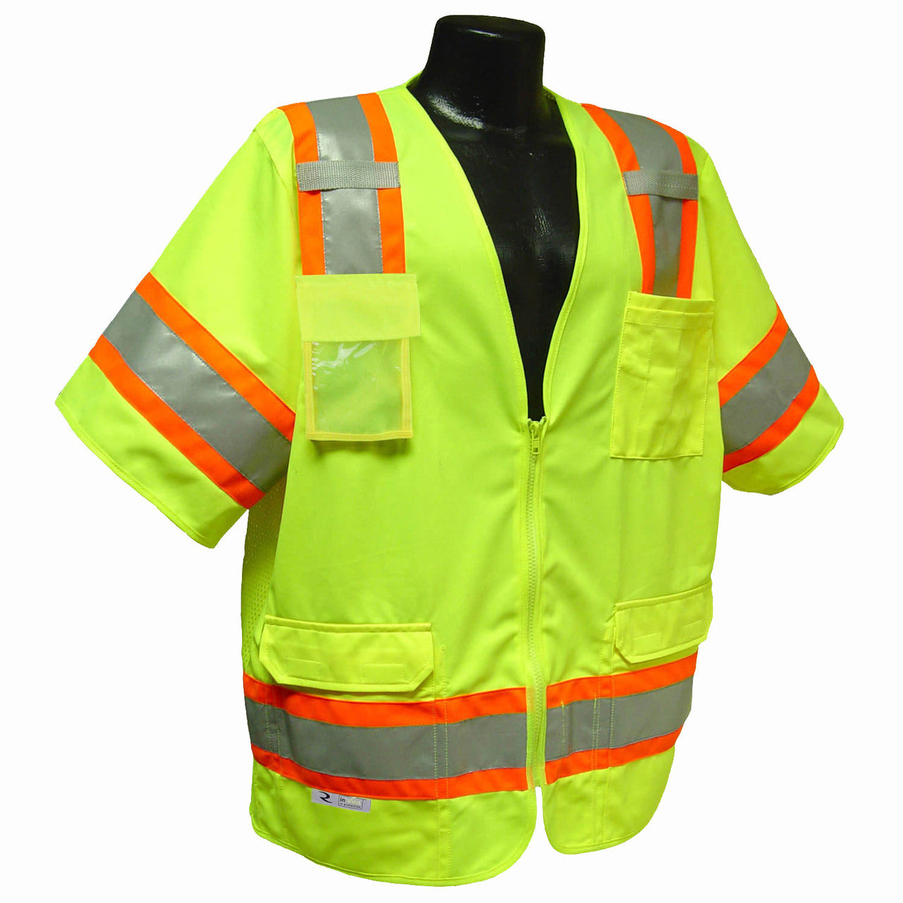 Radians Class 3 Surveyor Vest, Hi-Viz Green, SV63
