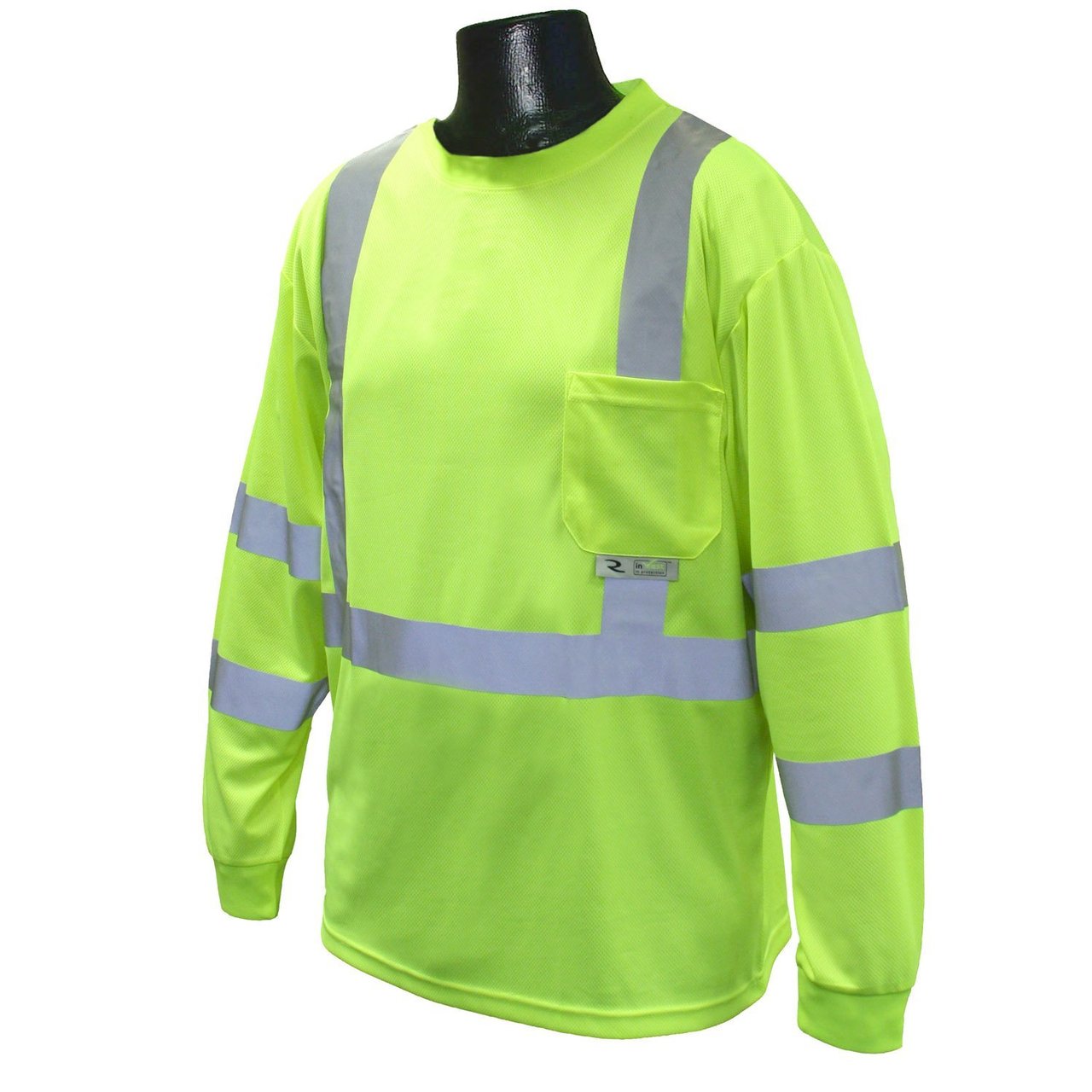 Radians Class 3 High Visibility Long Sleeve Safety T-Shirt, ST21