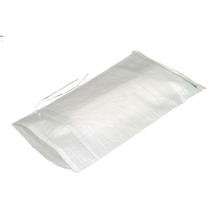 Empty White Sandbag with Tie, 100A