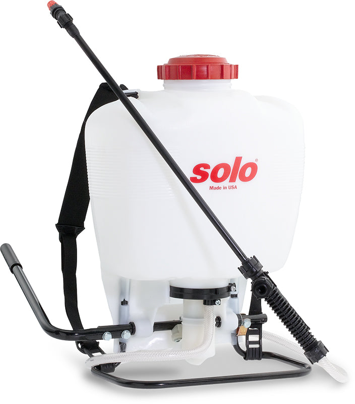 5 Gallon Gas Backpack Sprayer with Dual Wands and 450 PSI Pump for