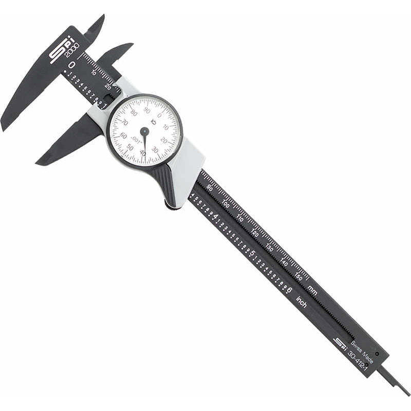 SP1 Dial Caliper, 0-6 Inch Range, 30-412-1