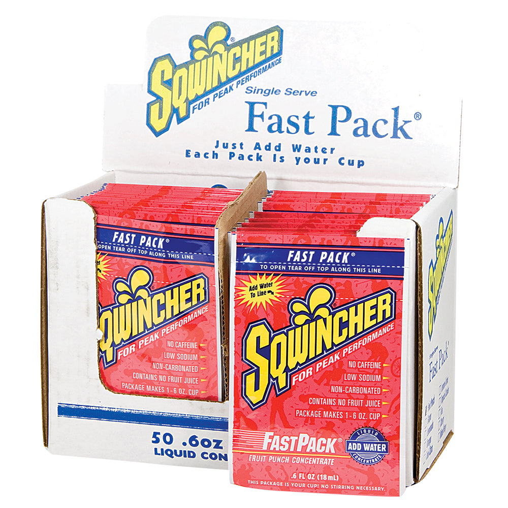 Sqwincher Fast Pack - Single Servings (Box of 50)