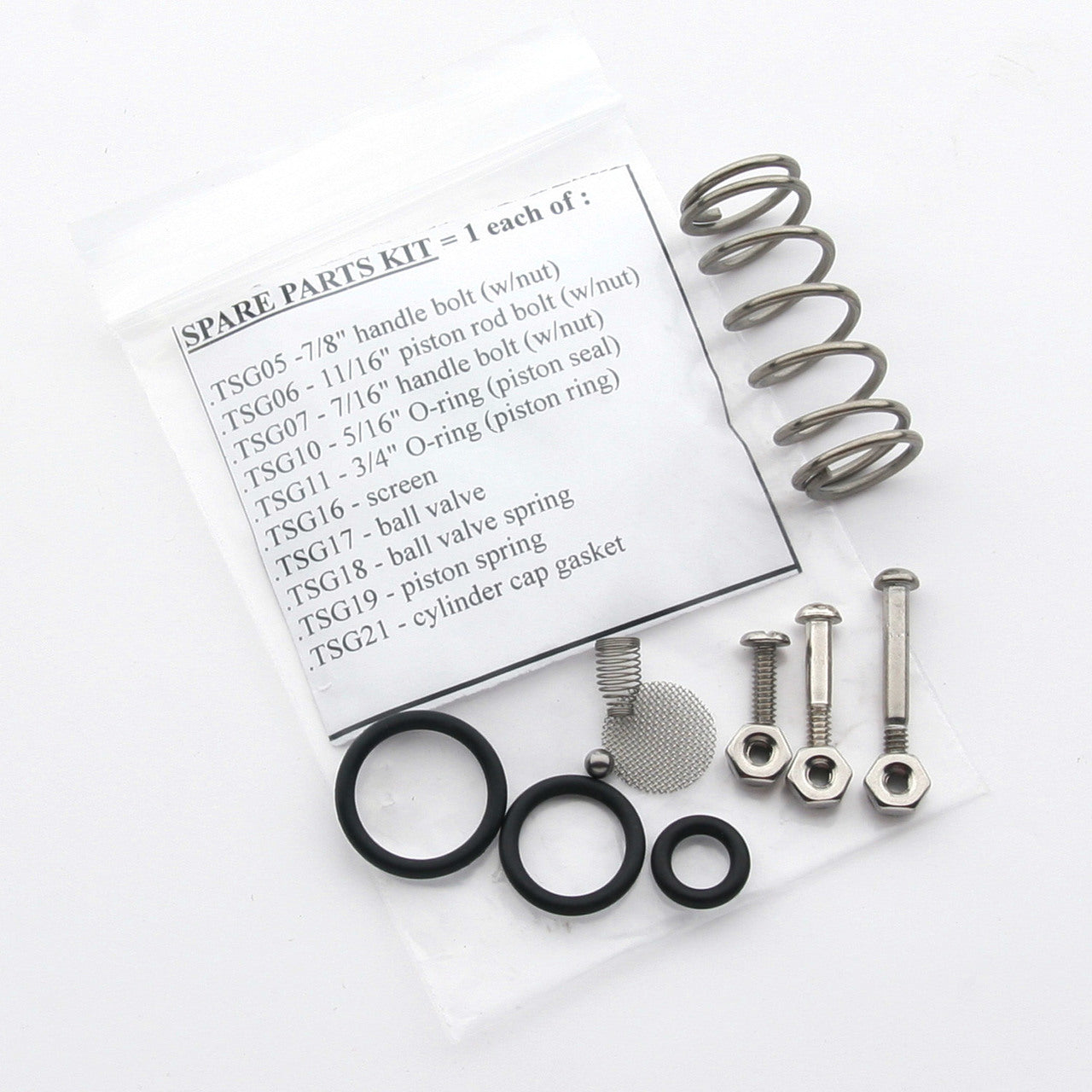 Trecoder Spot Gun Spare Parts Kit
