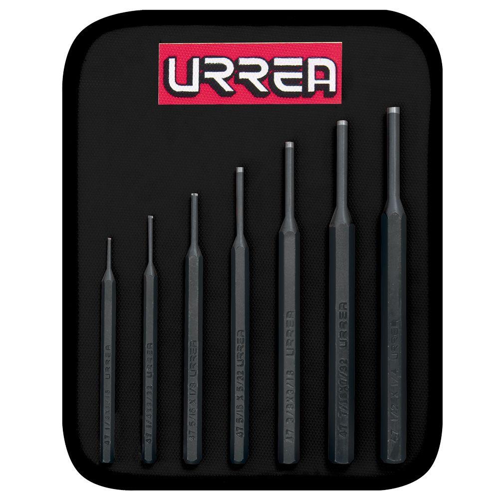 URREA Drive Pin Punch Set (7 Peices), 47A