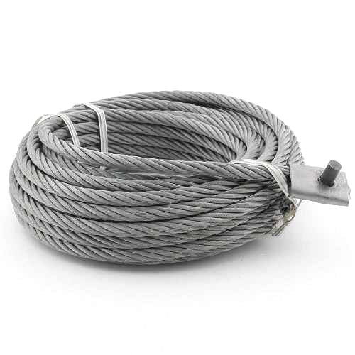 More Power Puller Replacement Flexible Wire Rope, 5/16"
