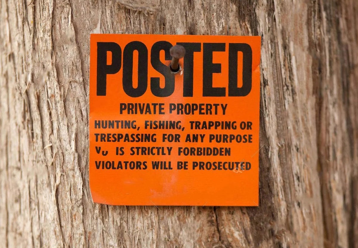 Importance of Posted Signs in Forestry