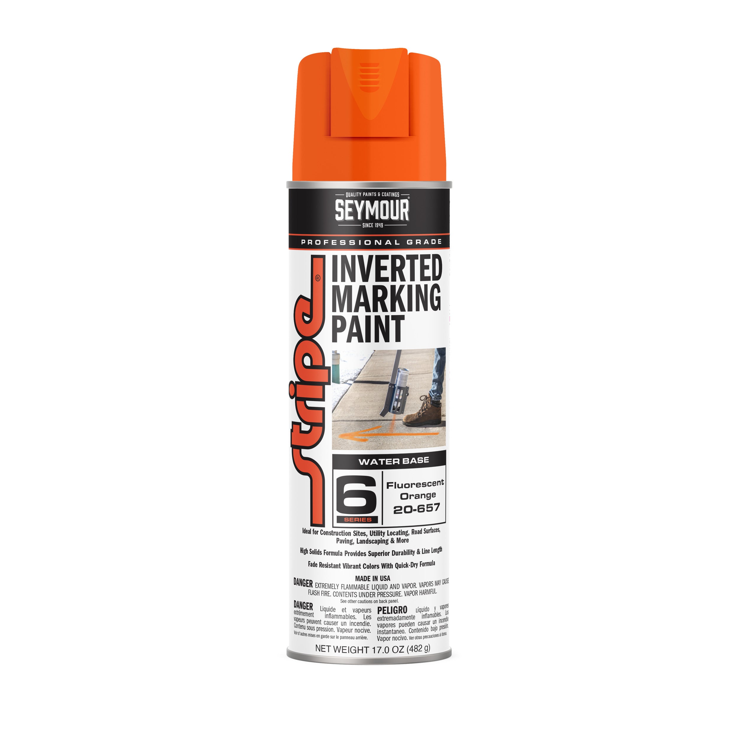 APWA Hi Vis Yellow Contractor Marking Spray Paints - 7305 - APWA