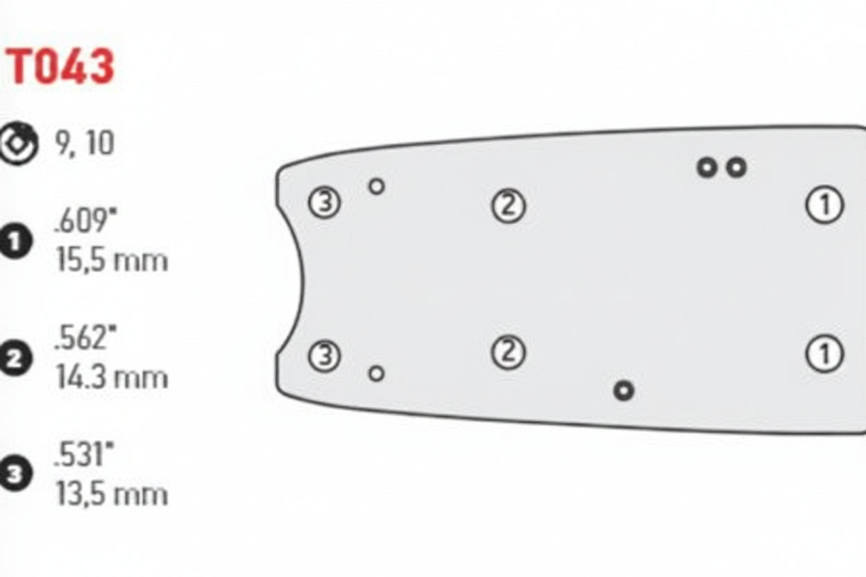 34 In. Harvester Bar for Timbco 34 Inch Saw Heads