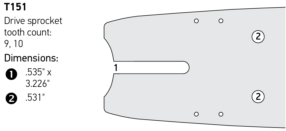34 In. Harvester Bar for Waratah Delimbers