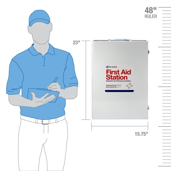 4 Shelf OSHA First Aid Station Kit 6175